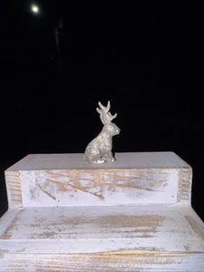 Lead Free Pewter Jackalope Figurine statue game piece made by Hastings Pewter Co - Picture 1 of 2