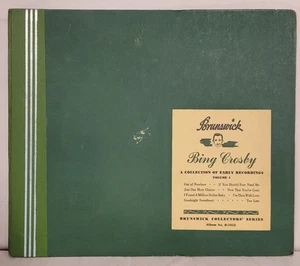 HEAR👂Bing Crosby Collection Of Early Recordings Volume 1 Brunswick 1012 4X 78 - Imagen 1 de 24