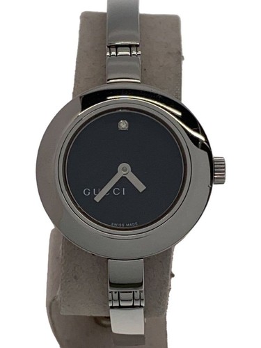 GUCCI Orologio Donna Bracciale Quarzo Analogico Nero Argento 105