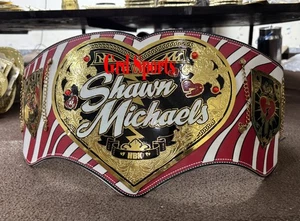 Nuevo cinturón réplica campeonato de lucha libre Shawn Michaels Legacy HBK de 2 mm - Imagen 1 de 4