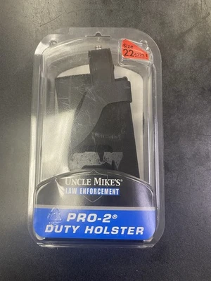 Uncle Mike's PRO-2 Dual Retention Duty Holster 4322-1 Size 22 RH - Image 1 of 3