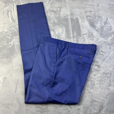 Bonobos Pants Mens 38x37 Blue Slim Fit Wool Cashmere Vitale Barberis Dressy - Image 1 of 4