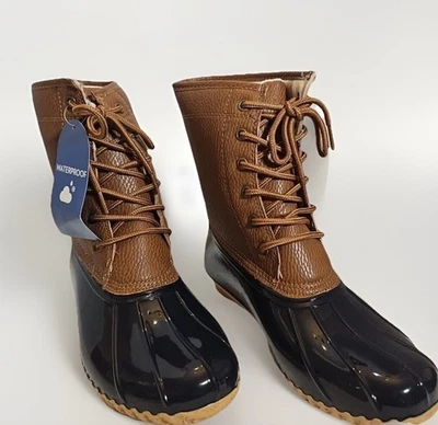 Jambu Waterproof Boots Women’s Size 8M JBU Rain Faux Fur NIB - Image 1 of 4