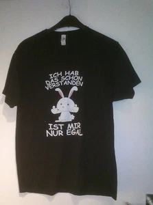 Schwarzes Shirt Kurzarm mit Druckbild und Spruch Gr. XL - Bild 1 von 1