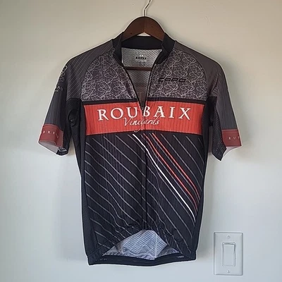 Capo Cycling Medium Made In Italy Full Zip Jersey Short Sleeve Roubaix Vineyards - Image 1 of 4