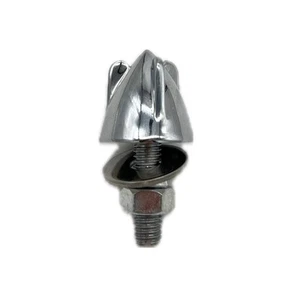 Vid Cromo A Ojiva para Placa Moto Custom Tallo M6 para Moto Special Corcho - Bild 1 von 1