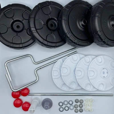 New Little Tikes Cozy Coupe Car Complete Wheel Axle Assembly Kit Replacement - Image 1 of 4