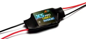AEO RC Model X5 Pro Input 6-23V Output 5V/5A 12g R/C Hobby UBEC BEC AC921 - Picture 1 of 1