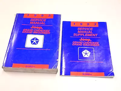 1993 JEEP GRAND CHEROKEE & WAGONEER OEM SERVICE SHOP REPAIR MANUAL [2] - Image 1 of 2