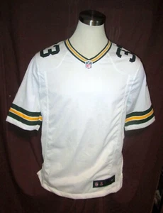 Green Bay Packers Men's Jersey, Nike, White #33, Customizable, Size M, New - Picture 1 of 7