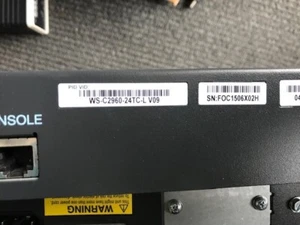 Cisco WS-C2960-24TC-L 24 Ports Ethernet Switch - Picture 1 of 2