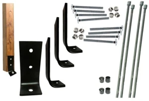 4er Pack Y Ankerschuppen Gartenbank Memorial Stuhl Sitz Bodenanker Befestigungen B/S - Bild 1 von 6