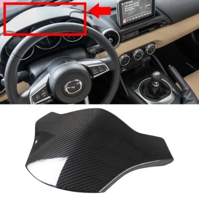 Carbon Fit Mazda MX5 MX-5 Miata ND 2D Interior Dashboard Gauge Cover Trim 2024 Foto 1 de 4