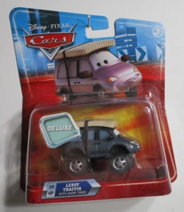 COCHES DISNEY PIXAR DE GRAN TAMAÑO DE LUJO LEROY TRAFFIK CON NEUMÁTICOS DE NIEVE N5531 R8177 - Imagen 1 de 1