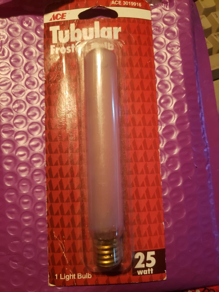 25 Watt Tubular Light Bulb,  ACE 3019916 - Image 1 of 1