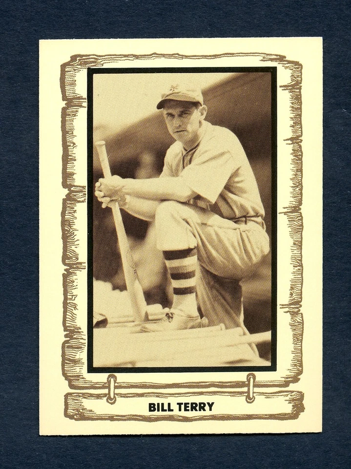 1980 Cramer Sports Baseball Card #9 Bill Terry Giants NrMT - Image 1 of 2