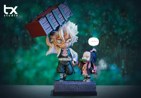 Presale Demon Slayer Kamado Nezuko Shinazugawa Sanemi Resin Figure GK Statue Cover