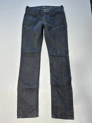 Pantalones de mezclilla grises talla 12 7 For All Mankind para niñas  Foto 1 de 4