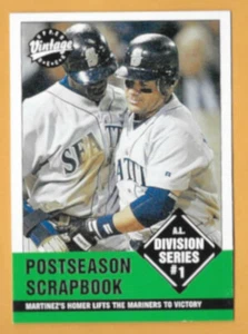 AL DIVISION SERIES JUEGO 1 #372 - CUBIERTA SUPERIOR VINTAGE CASI NUEVO-COMO NUEVO 2001 - Imagen 1 de 2