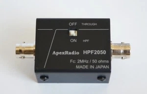 HPF2050 Apex Radio Hochpassfilter für Kurzwellenempfang (HPF-2050) HF BCL - Bild 1 von 5