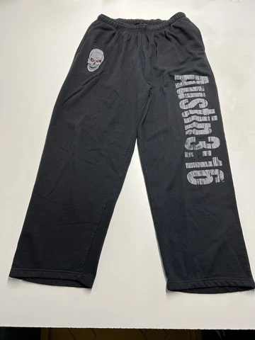 WWF WWE Stone Cold Steve Austin Austin 3:16 Sweat Pants Size Medium Black Cover