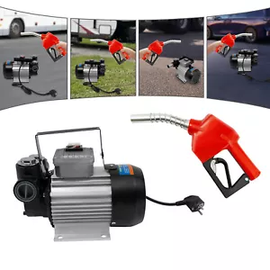 DIESELPUMPE 220V HEIZÖLPUMPEN ELEKTRISCHE DIESEL PUMPE AUTOMATIK-ZAPFHAHN ZÄHLER - Bild 1 von 20