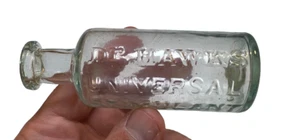 Antique Bottle Tooled Lip Open Pontil Dr HAWKS UNIVERSAL STIMULANT Manchester NH - Picture 1 of 14
