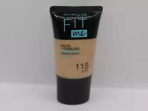 MAYBELLINE Fit Me Matte & Poreless with Clay Foundation 18ml - CHOOSE SHADE- NEW - Picture 1 of 20