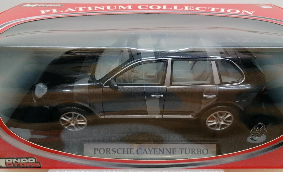 Mondo Motors 1:18 - Porsche Cayenne Turbo Black - Immagine 1 di 1