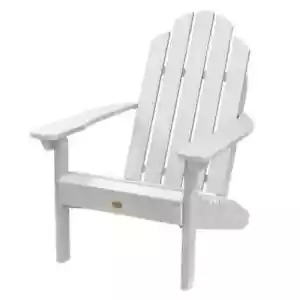 Classic Wesport White Recycled Plastic Adirondack Chair - Picture 1 of 7