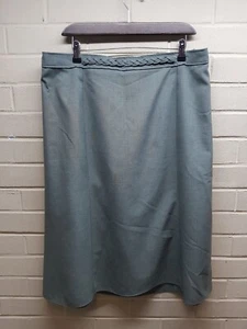 Berkertex Women's Green Sag Midi Skirt UK 20, EUR 48 (A72) - Picture 1 of 6