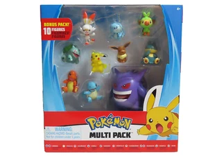 POKEMON Multi Pack 10 Figure 2020 Nuovo con scatola Gengar Pikachu Charmander Scorbunny +Altro - Foto 1 di 7