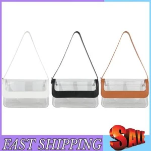 Women Handbags See Through PVC Transparent Cute Clear Purse Stadium Approved - Picture 1 of 15