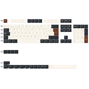 TAIHAO CREAM DIM GREY KEYCAP ABS DOUBLESHOT ES SPANISH FOR GAMING KEYBOARD - Picture 1 of 6