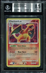 Charizard 3/132 Holo 2007 Diamante e Perla Meraviglie Segrete - BGS 8.5 Holo Bleed - Foto 1 di 2