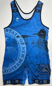 Nuevo México Lucha Sublimada Singlet Adulto XXL Exceso NUEVO - Imagen 1 de 5