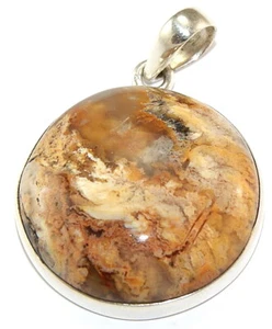 Sterling Silver Agates Gemstone Pendant Jewellery PEND499 - Picture 1 of 2
