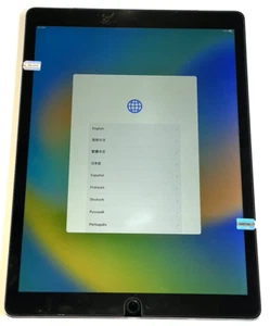 Damaged Apple iPad Pro 12.9" 1st Gen 256GB A1652 WiFi & Cell- Spares/Repair/D688 - Afbeelding 1 van 12