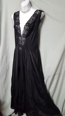 Sexy Camisón Negro Largo Ventura Tallas 1X 2X 3X 4X 5X Foto 1 de 4