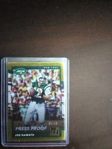 2017-18 Namath Donruss Gold 50/50 Press Proof 