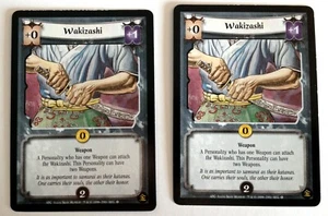 Wakizashi (2) L5R Legend of the Five Rings CCG A Perfect Cut APC - Picture 1 of 1