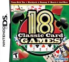 18 jeux de cartes classiques - Nintendo DS - d'occasion - cartouche uniquement