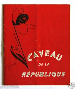 Programme Caveau de la République Paris Moujik Please Caricatures + autographes - Picture 1 of 6