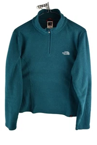 The North Face Womans polartec Fleece 1/4 Zip Pullover Sweatshirt Size M - Picture 1 of 8