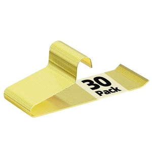 13.4in Open Ended Metal Pants Hangers 30 Pack for Jeans, Slacks, Leggings, To... - Picture 1 of 7