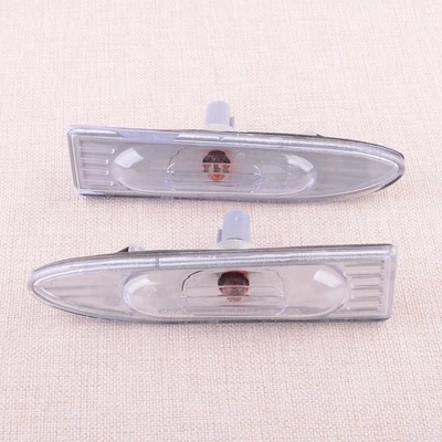 Par de luces indicadoras laterales luces de señal de giro aptas para Hyundai Accent 2007-11 Foto 1 de 4