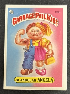 1986 Topps Garbage Pail Kids GPK Series 3 Glandular Angela One Star On Back 118b - Picture 1 of 2