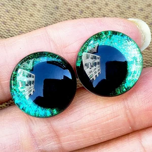 20 Stück 3D Glitzer Sicherheitsaugen für Amigurumi Toys 16/20/25 mm rote Filzaugen UK - Bild 1 von 21