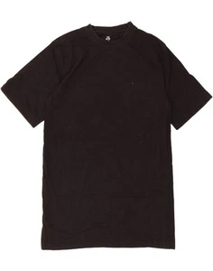 RUSSELL ATHLETIC Womens T-Shirt Top UK 18 XL Black Cotton BU01 - Picture 1 of 3
