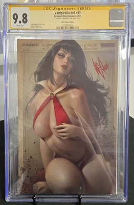 Vampirella #v5 #23 Dynamite Entertainment, 2021 KRS Comics Edition 9.8 CGC - Image 1 of 4